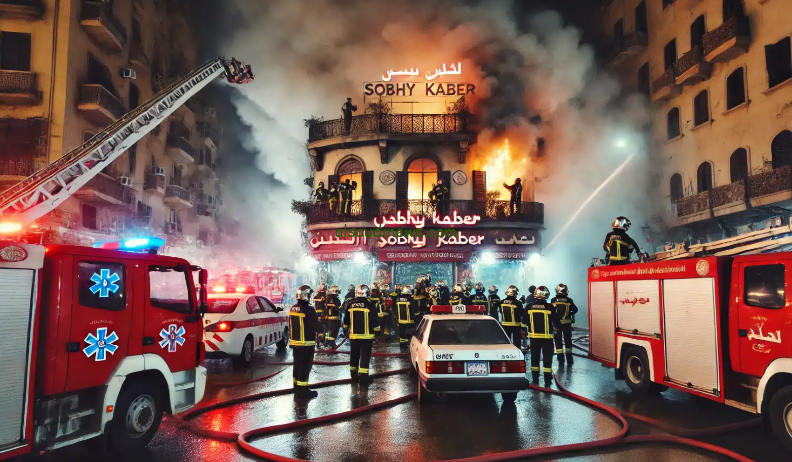 سحابة سودة في روض الفرج.. حريق مطعم صبحي كابر أسباب وتفاصيل الحريق كاملة
