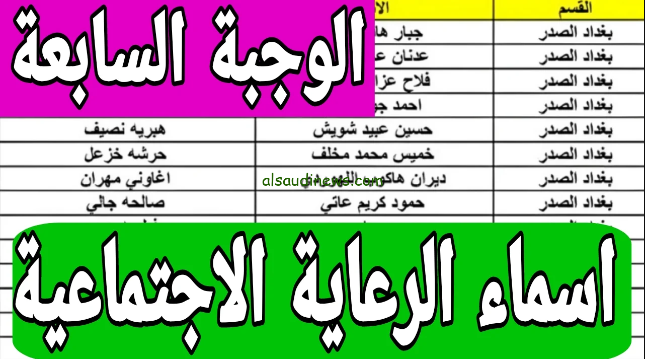 “هســه” رابط منصة مظلتي أسماء المشمولين بالرعاية الاجتماعية الوجبة الأخيرة 2024 السابعة spa.gov.iq وأهم شروط القبول