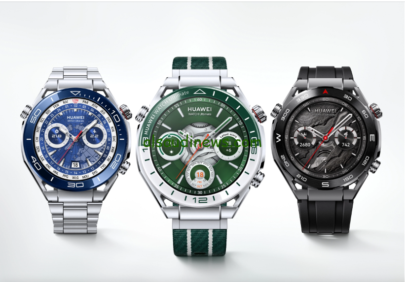 هواوي نازلة بالتقيل.. ساعة HUAWEI WATCH Ultimate باللون الأخضر المميز