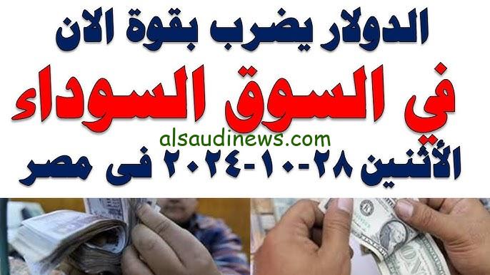 ” الدولار علي المحك” سعر الدولار في السوق السوداء اليوم الاثنين 28 أكتوبر 2024 وبالبنوك في مصر