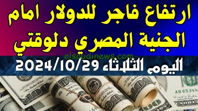 ” بكام مقابل الجنيه المصري ؟؟ ” سعر الدولار في السوق السوداء اليوم الثلاثاء 29/10/2024 وفي جميع البنوك