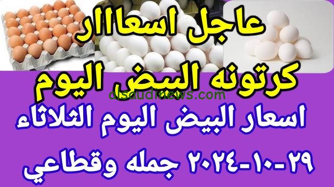 “الدحروج استقر” سعر كرتونة البيض اليوم الثلاثاء 29/10/2024 جملة وقطاعي في برصة الدواجن بمصر