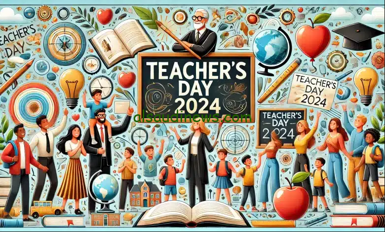 موضوع تعبير عن يوم المعلم العالمي 1446 / 2024 ” ما أشرقت في الكون أي حضارة .. إلا وكانت من ضياء مُعلم “
