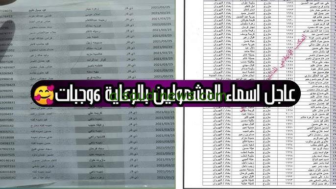 ” دور علي إسمك” رابط منصة مظلتي 2025 اسماء المشمولين الرعاية الاجتماعية الوجبة الاخيرة العراق PDF عبر spa.gov.iq