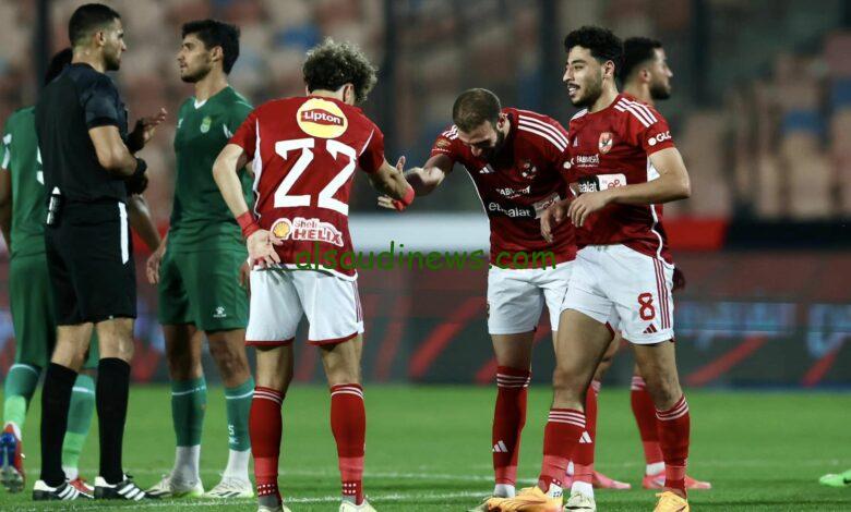 تغيير واحد عن تشكيل العين.. تشكيل الأهلي ضد سيراميكا كليوباترا اليوم في الدوري المصري
