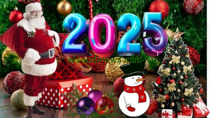 ☃️ Merry Christmas 🎁 تنزيل رسائل وصور تهنئة راس السنة الميلادية الجديدة 2025 للمُعايدة علي الأهل والأصدقاء