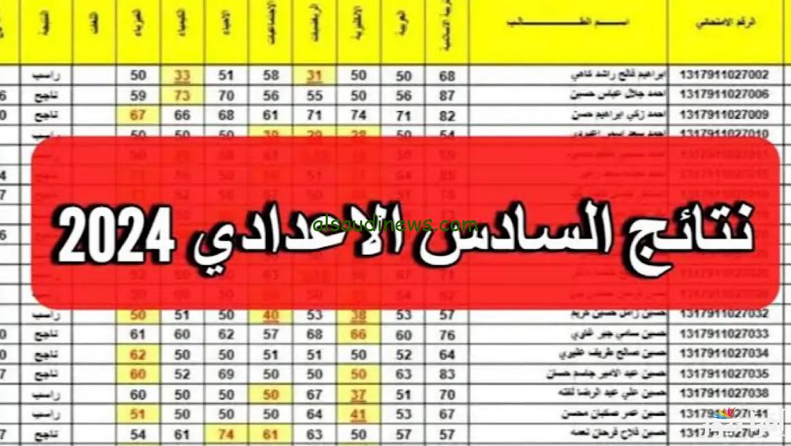 نتائج السادس الاعدادي الدور الثالث 2024 العراق عبر موقع نتائجنا nataegna.net
