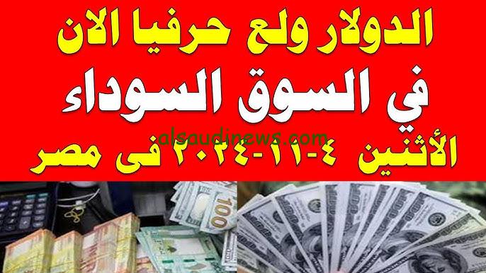 “خالف كل التوقعات” سعر الدولار في السوق السوداء اليوم مقابل الجنيه المصري الثلاثاء 5 نوفمبر 2024 وفي البنوك