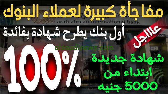 “فلوسك هتزيد التلت” شهادات البنك العربي الافريقي 2024 | لأول مرة ضعف الربح بعائد تراكمي 100%
