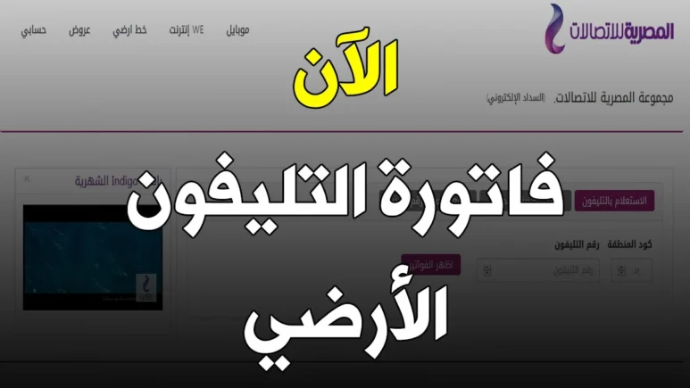 طرق دفع فاتورة التليفون الارضي لشهر نوفمبر 2024 وخطوات الاستعلام عنها عبر billing.te.eg