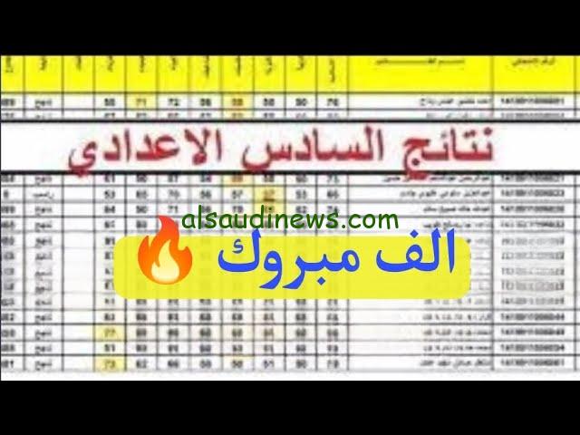 موقع نتائجنا .. نتائج السادس إعدادي دور ثالث شبكة ملازمنا بالاسم ورقم الامتحاني results.mlazemna