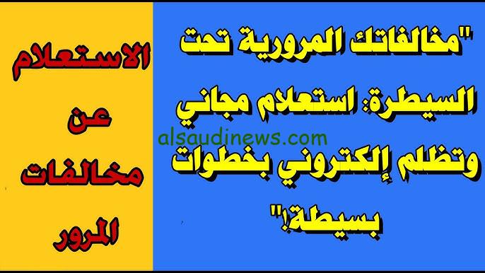 استعلم عن مخالفات المرور 2024 بالرقم القومي عبر موقع النيابة العامة ppo.gov.eg