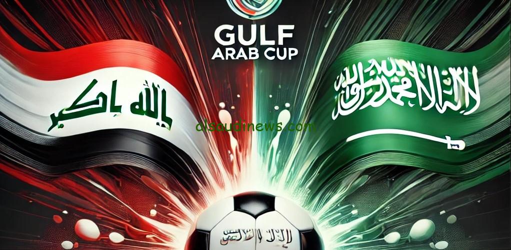 “صدارة المتخب السعودي”.. نتيجة مباراة العراق والسعودية اليوم تويتر خليجي 26