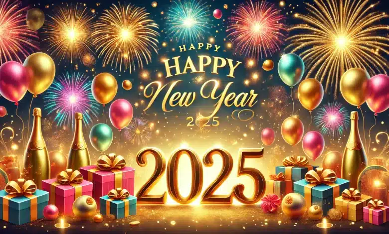 تحميل صور تهنئة رأس السنة 2025 مع خلفيات Happy New Year