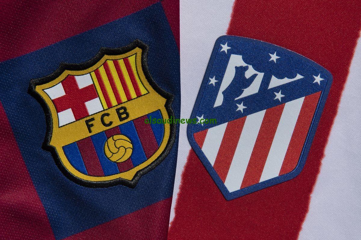 تشكيلة برشلونة اليوم امام اتلتيكو مدريد فى الدورى الاسبانى 2024 وما القنوات الناقلة والمعلق