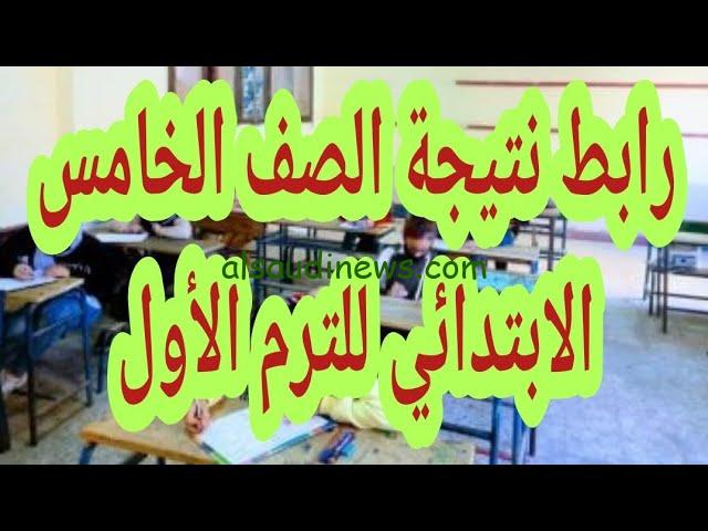 رابط سريع.. نتيجة الصف الخامس الابتدائي 2025 برقم الجلوس عبر الموقع الرسمي لبوابة التعليم الأساسي