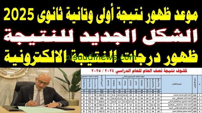 لينك شغال 100% .. طريقة الحصول عن نتيجة الصف الأول والثاني الثانوي 2025 خلال موقع وزارة التربية والتعليم eduserv.cairo.gov.eg