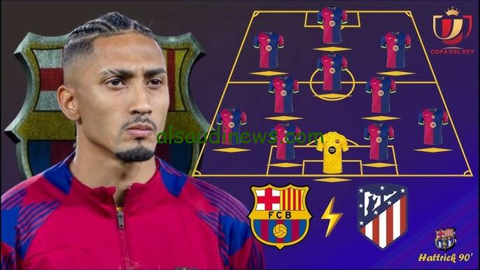“لقاء ناااري”.. تشكيلة برشلونة ضد أتلتيكو مدريد اليوم ذهاب كأس ملك إسبانيا والقنوات المفتوحة الناقلة
