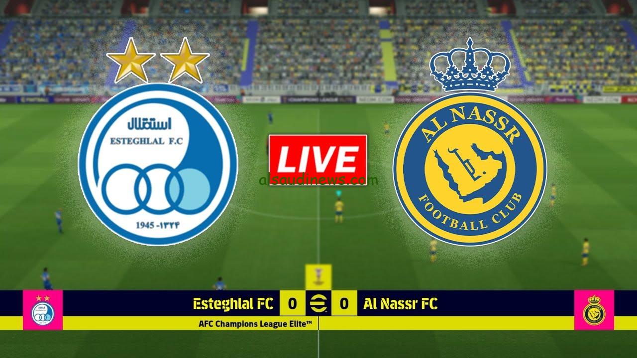 0-0 النصر والإستقلال الإيراني “الذهاب”.. النتيجة النهائية لمباراة النصر واستقلال طهران Jaco بالأبطال الآسيوية