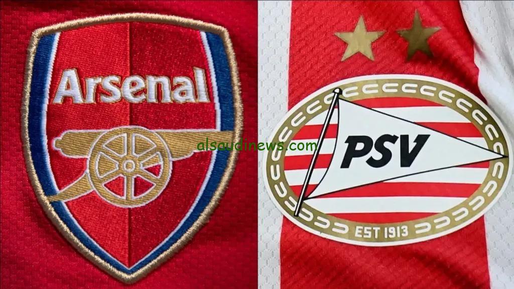 تشكيلة ارسنال امام آيندهوفن اليوم 4-3-2025 فى دورى ابطال اوروبا 2025 وما القنوات الناقلة والمعلق