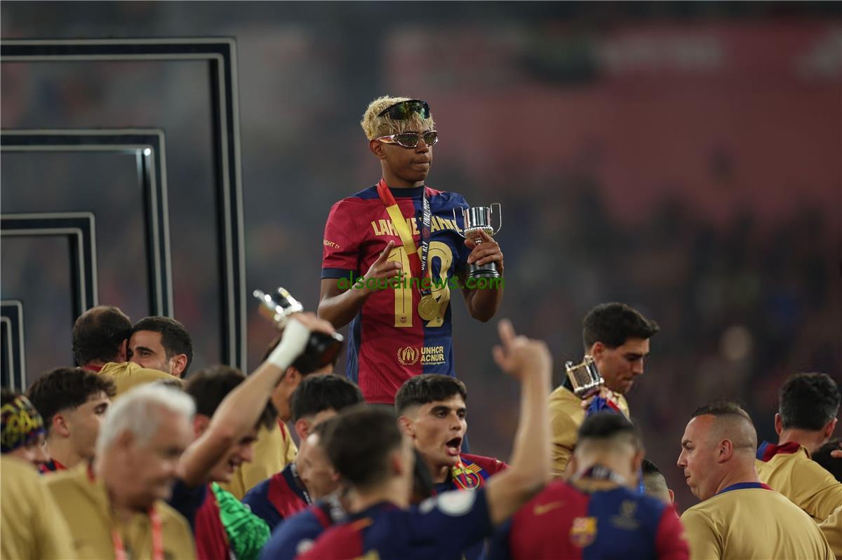 تصريح لامين يامال الساخر عن ريال مدريد بعد فوز برشلونة بكأس ملك إسبانيا