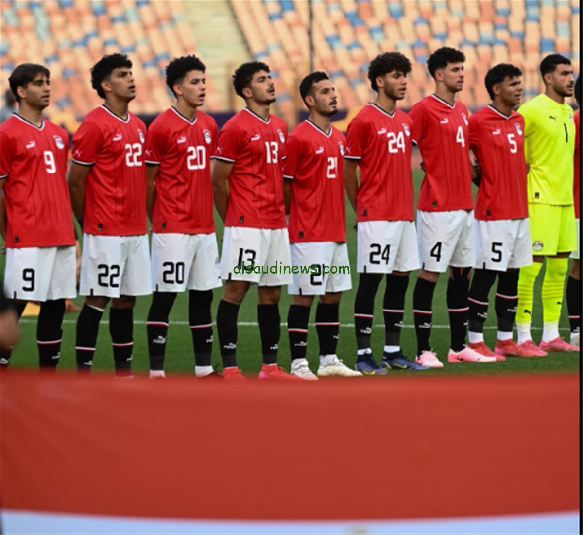 تشكيلة منتخب مصر لمواجهة جنوب إفريقيا في كأس أمم إفريقيا للشباب