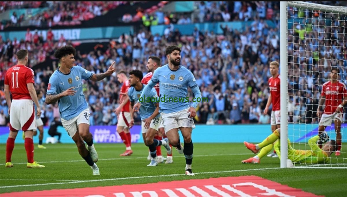 رجل مباراة مانشستر سيتي ضد نوتينجهام في كأس الاتحاد الإنجليزي
