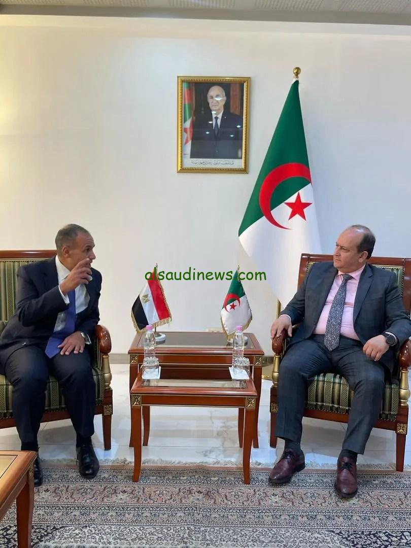 وزير الخارجية يناقش تطوير صناعة النسيج والتحويلية مع نظيره الجزائري