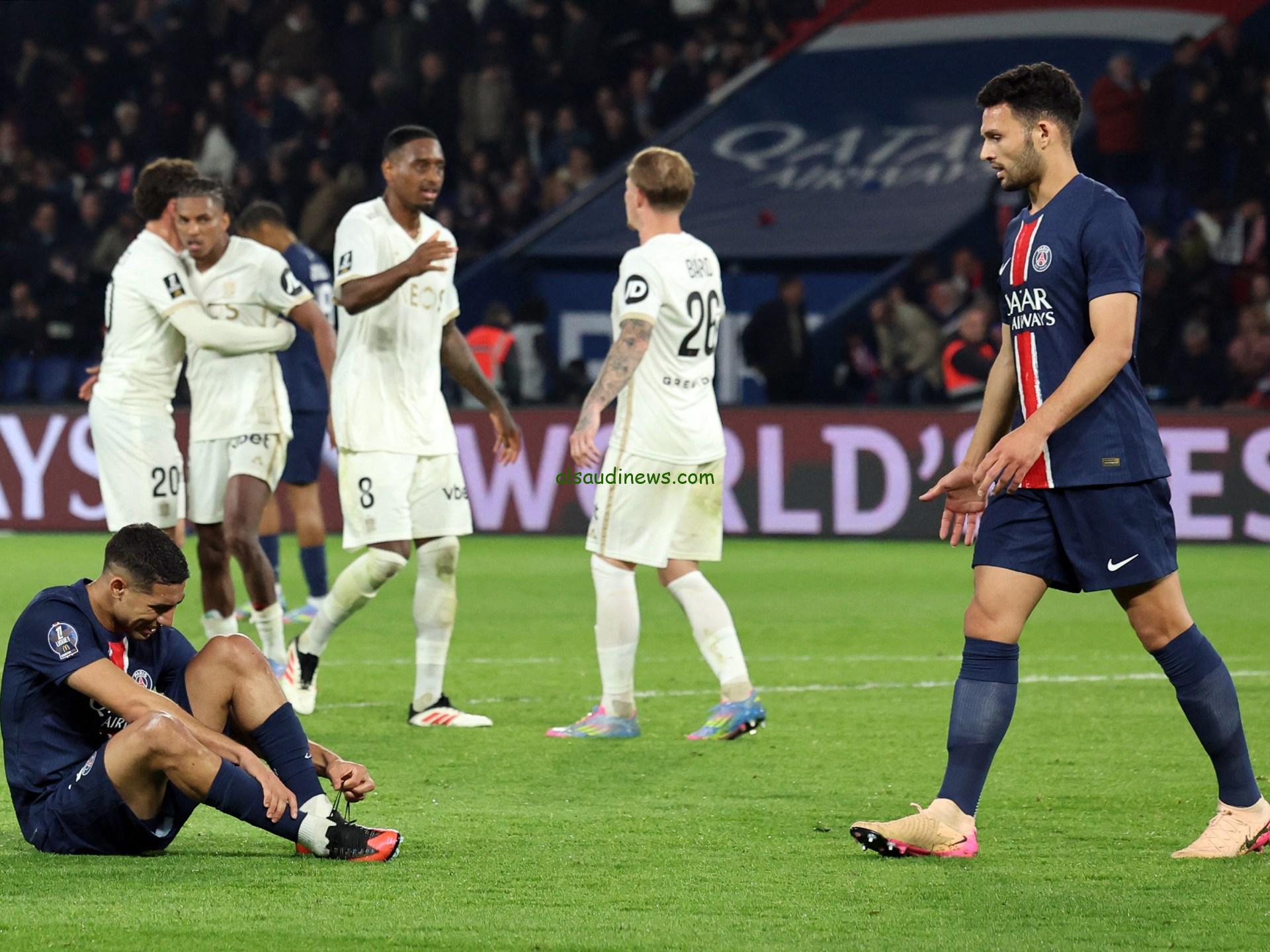 نيس يهزم سان جيرمان ويمنعه من تحقيق لقب الدوري الفرنسي القياسي