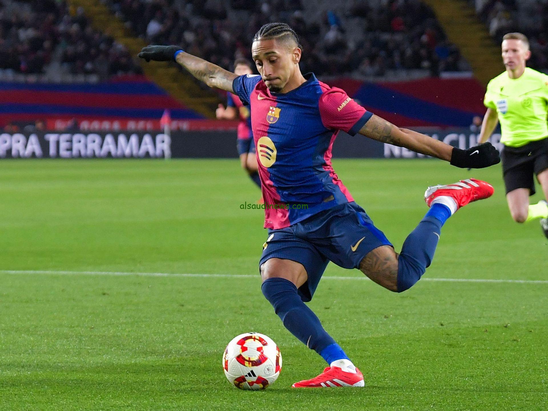 عرض مغري من الهلال السعودي لضم رافينيا من برشلونة