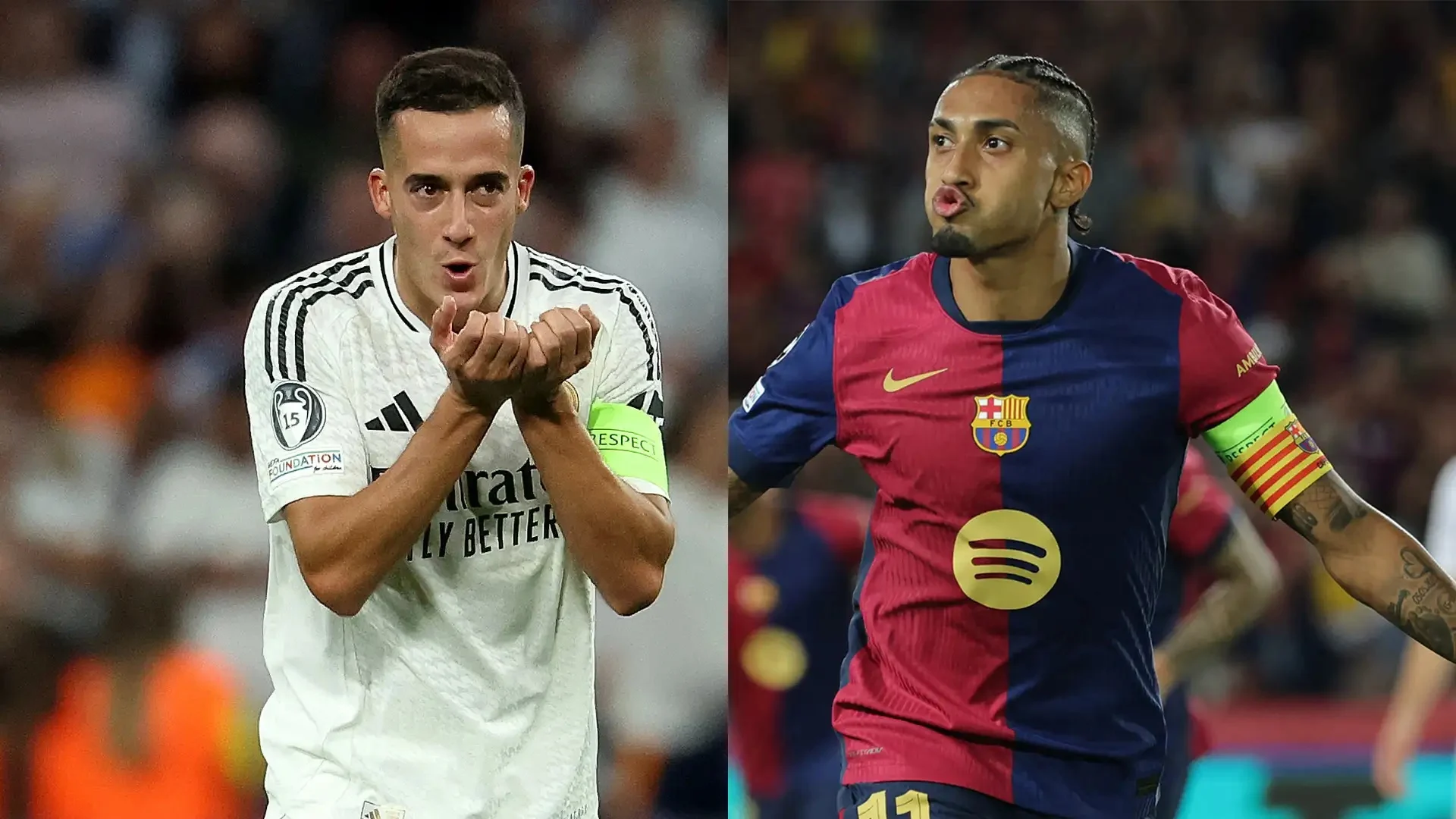الكلاسيكو يعود: برشلونة والريال يتواجهان في الجولة 34 من الدوري الإسباني!
