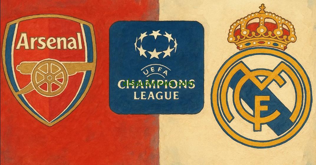 فوز كاسح “الأرسنال ضد الريال” 3-0.. نتيجة مباراة ريال مدريد وارسنال اليوم دوري أبطال أوروبا