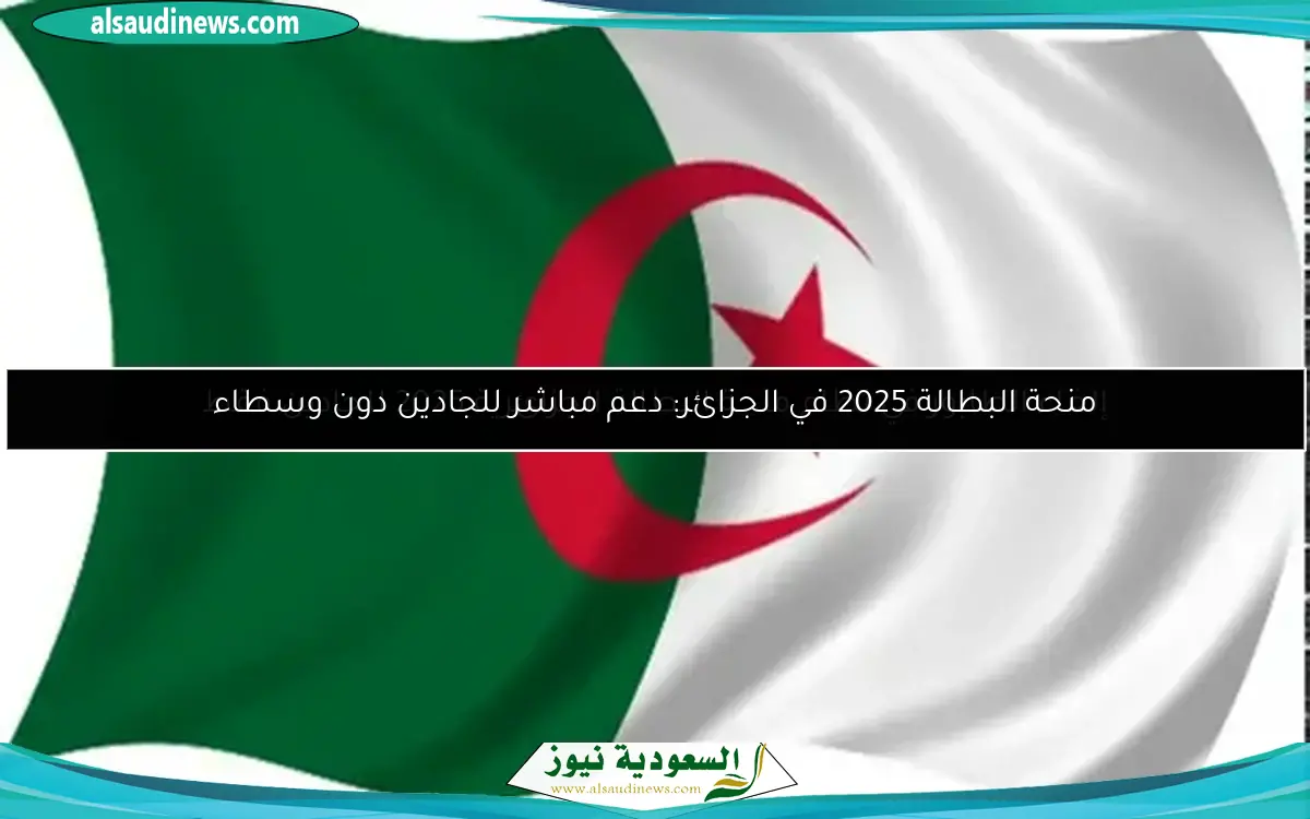 منحة البطالة 2025 في الجزائر: دعم مباشر للجادين دون وسطاء