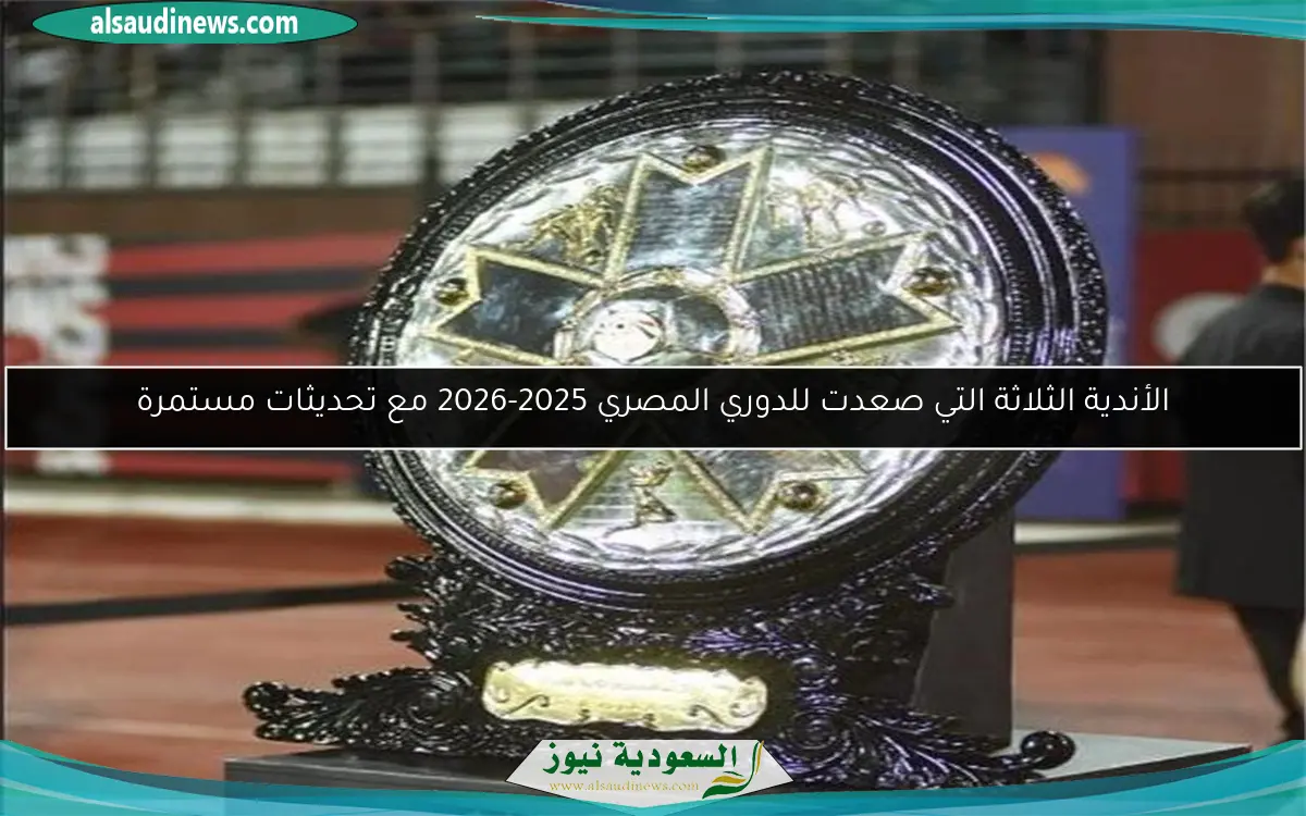الأندية الثلاثة التي صعدت للدوري المصري 2025-2026 مع تحديثات مستمرة