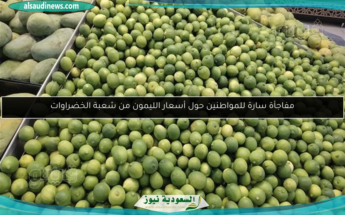 مفاجأة سارة للمواطنين حول أسعار الليمون من شعبة الخضراوات
