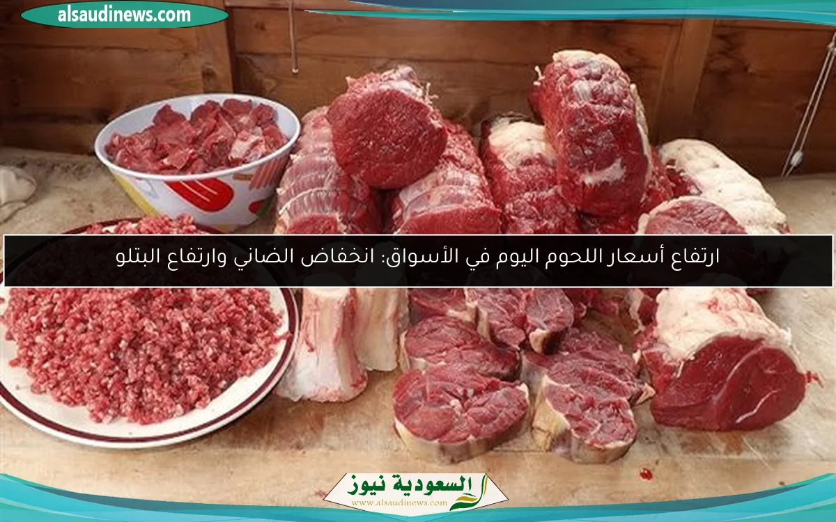 ارتفاع أسعار اللحوم اليوم في الأسواق: انخفاض الضاني وارتفاع البتلو