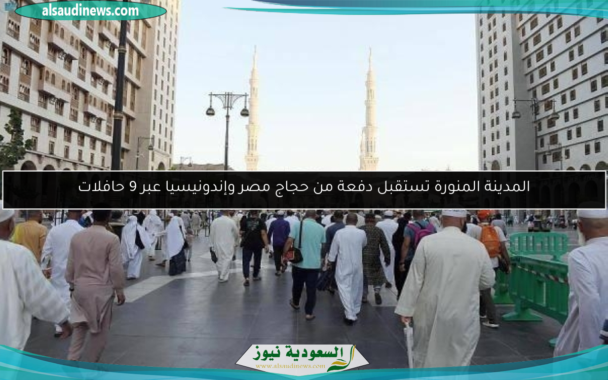 المدينة المنورة تستقبل دفعة من حجاج مصر وإندونيسيا عبر 9 حافلات