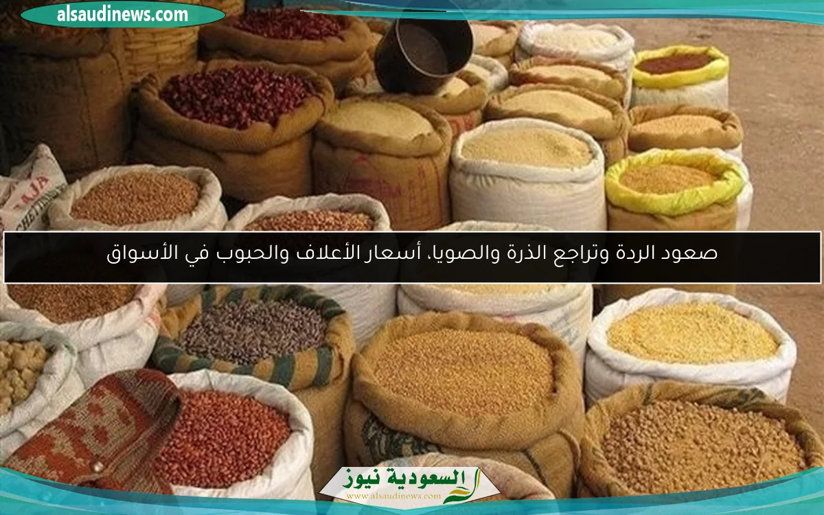 صعود الردة وتراجع الذرة والصويا، أسعار الأعلاف والحبوب في الأسواق