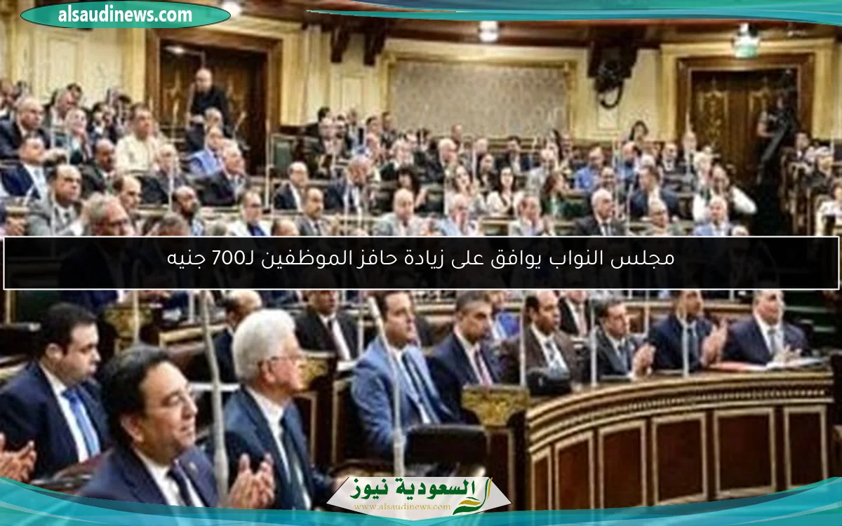 مجلس النواب يوافق على زيادة حافز الموظفين لـ700 جنيه