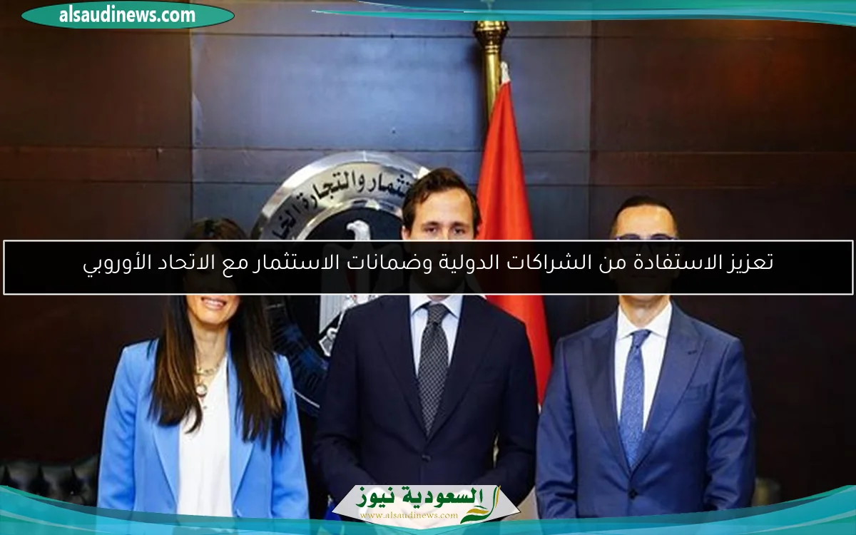 تعزيز الاستفادة من الشراكات الدولية وضمانات الاستثمار مع الاتحاد الأوروبي