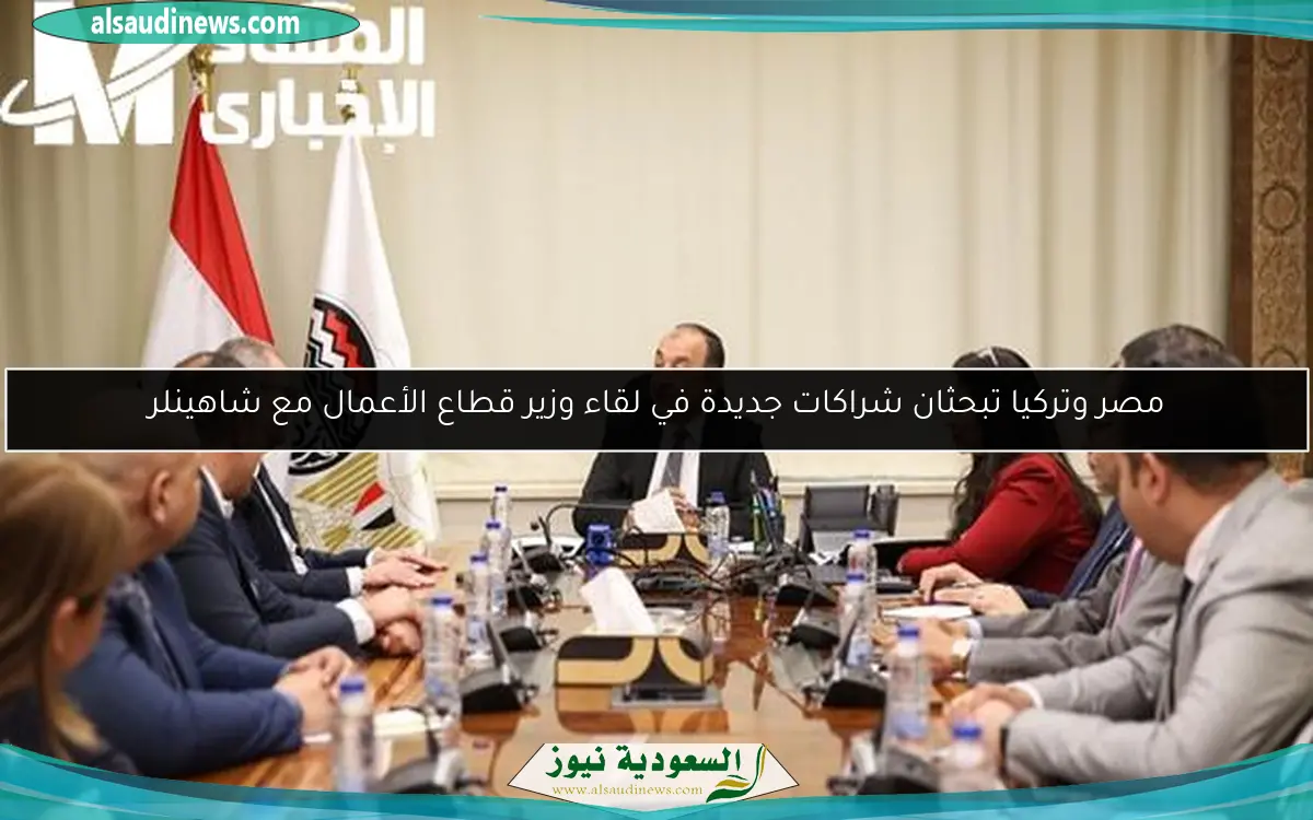 مصر وتركيا تبحثان شراكات جديدة في لقاء وزير قطاع الأعمال مع شاهينلر