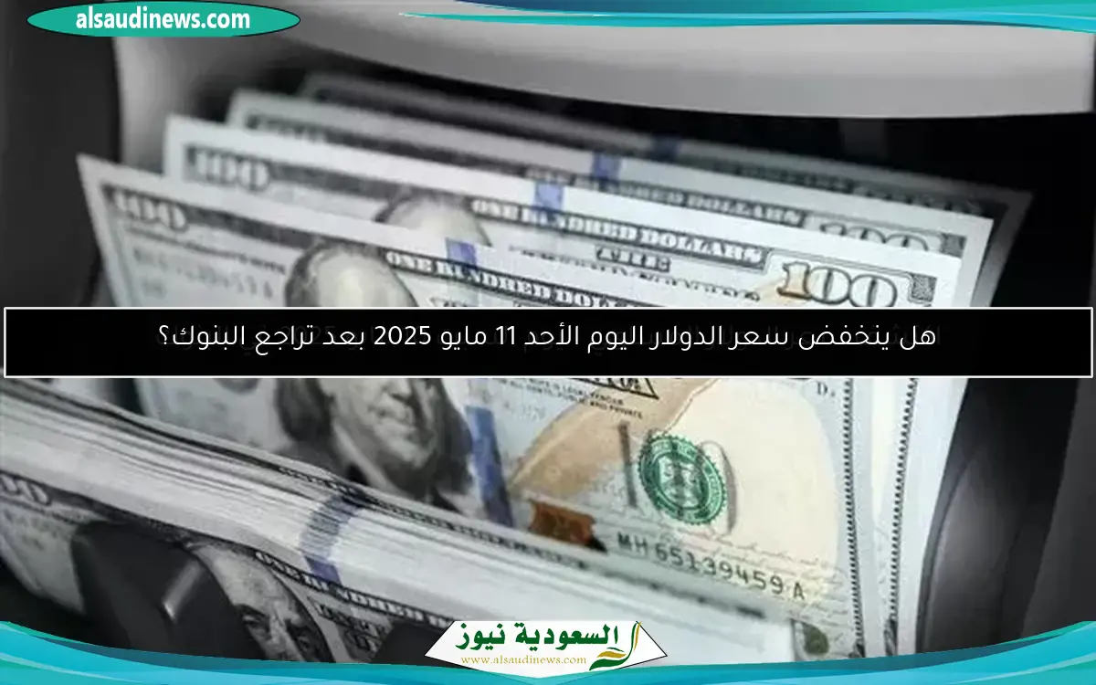 هل ينخفض سعر الدولار اليوم الأحد 11 مايو 2025 بعد تراجع البنوك؟