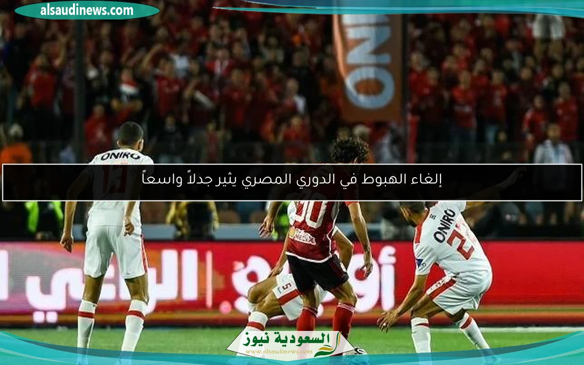 إلغاء الهبوط في الدوري المصري يثير جدلاً واسعاً