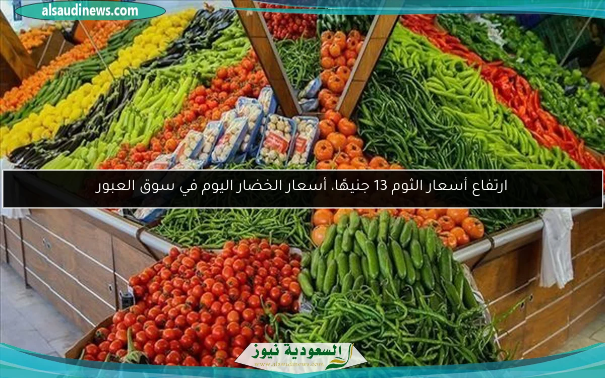ارتفاع أسعار الثوم 13 جنيهًا، أسعار الخضار اليوم في سوق العبور