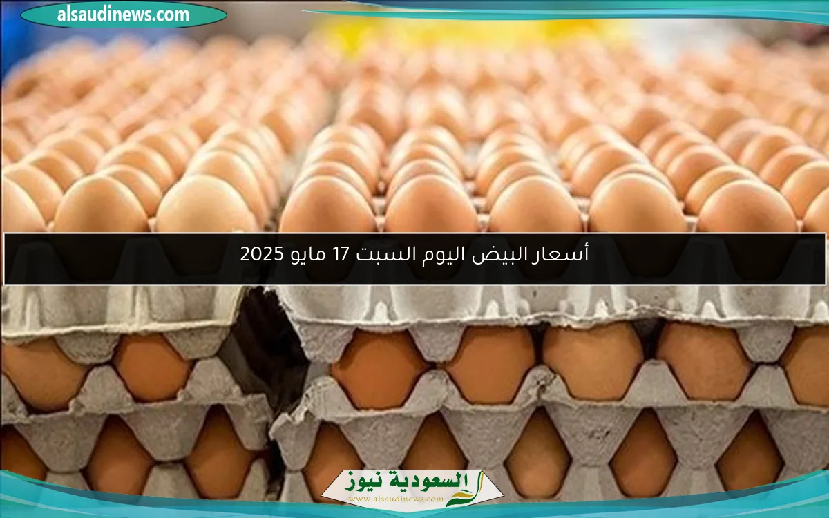 أسعار البيض اليوم السبت 17 مايو 2025