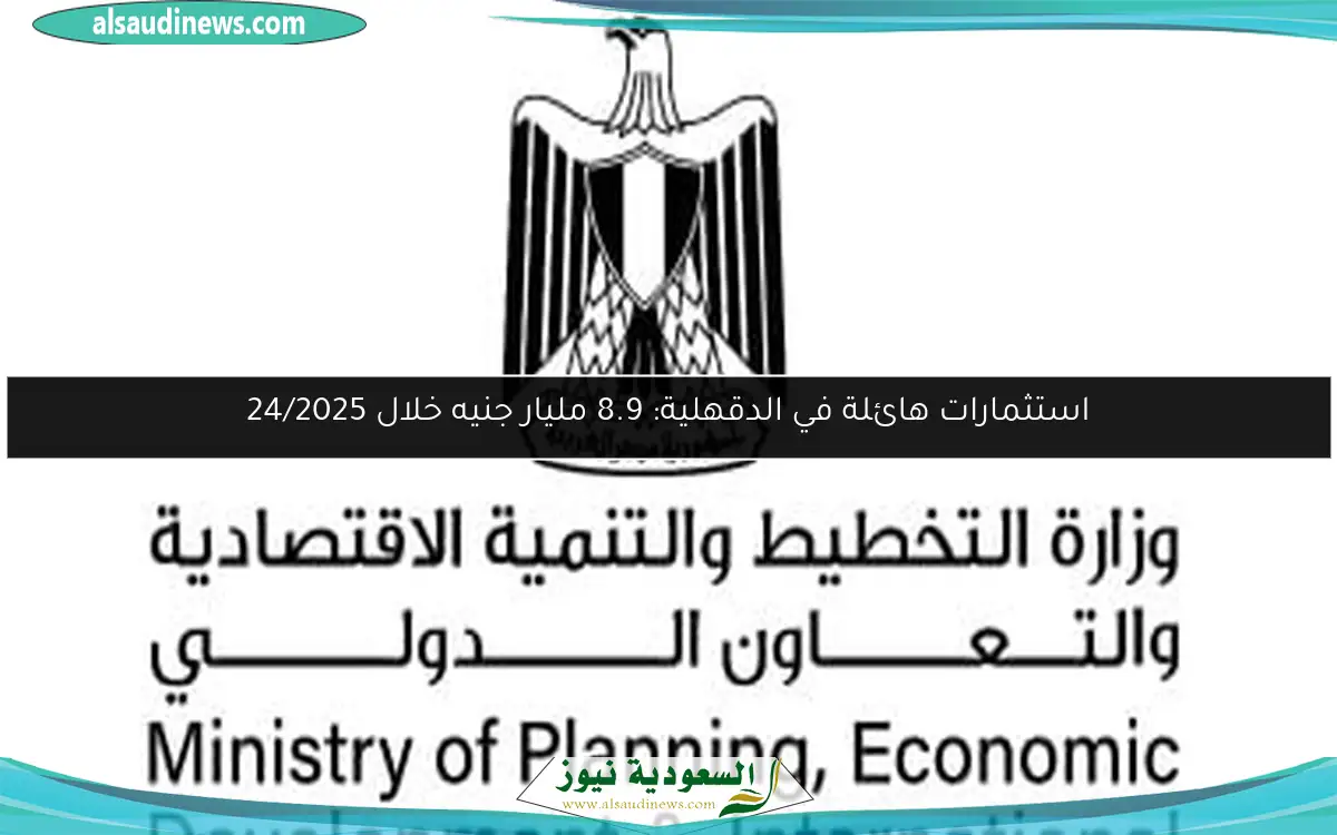 استثمارات هائلة في الدقهلية: 8.9 مليار جنيه خلال 24/2025