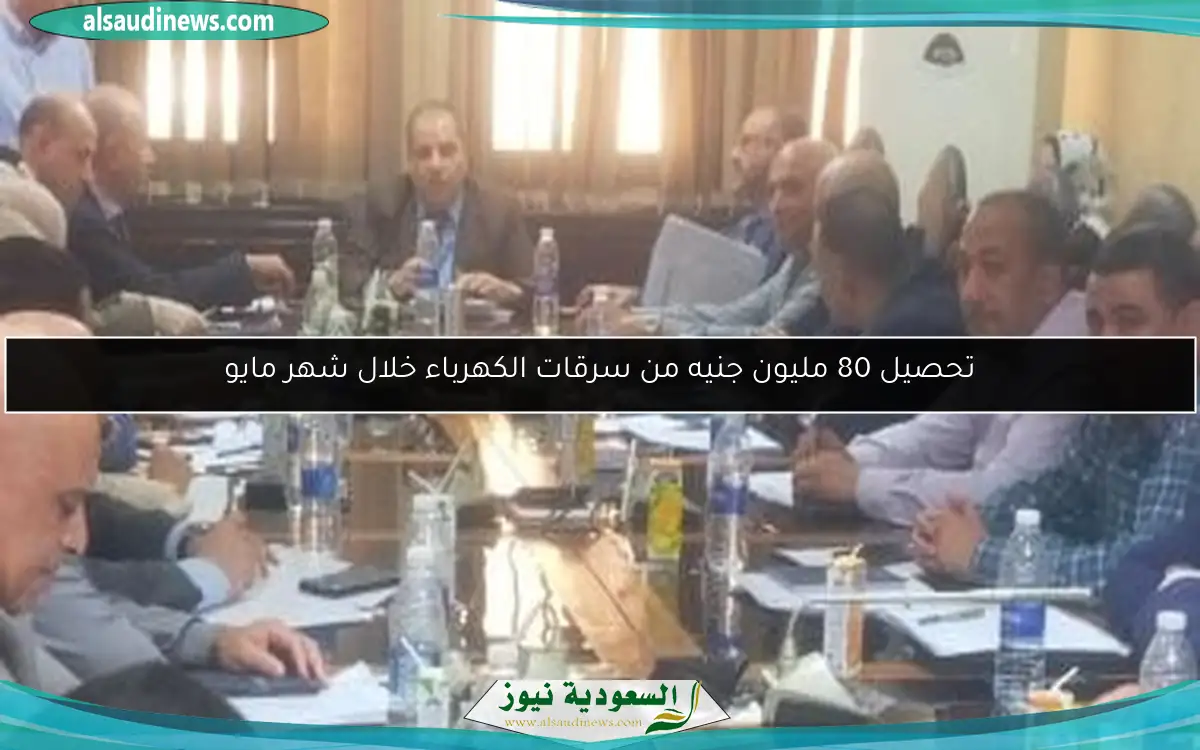 تحصيل 80 مليون جنيه من سرقات الكهرباء خلال شهر مايو