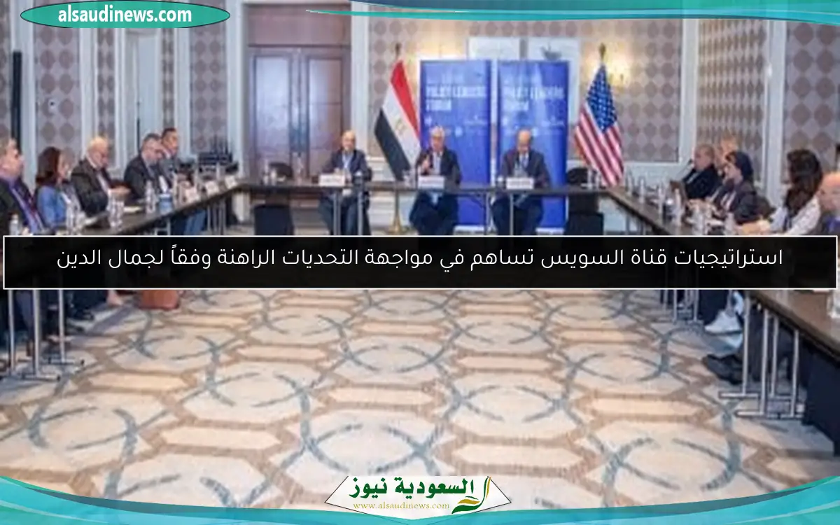 استراتيجيات قناة السويس تساهم في مواجهة التحديات الراهنة وفقاً لجمال الدين