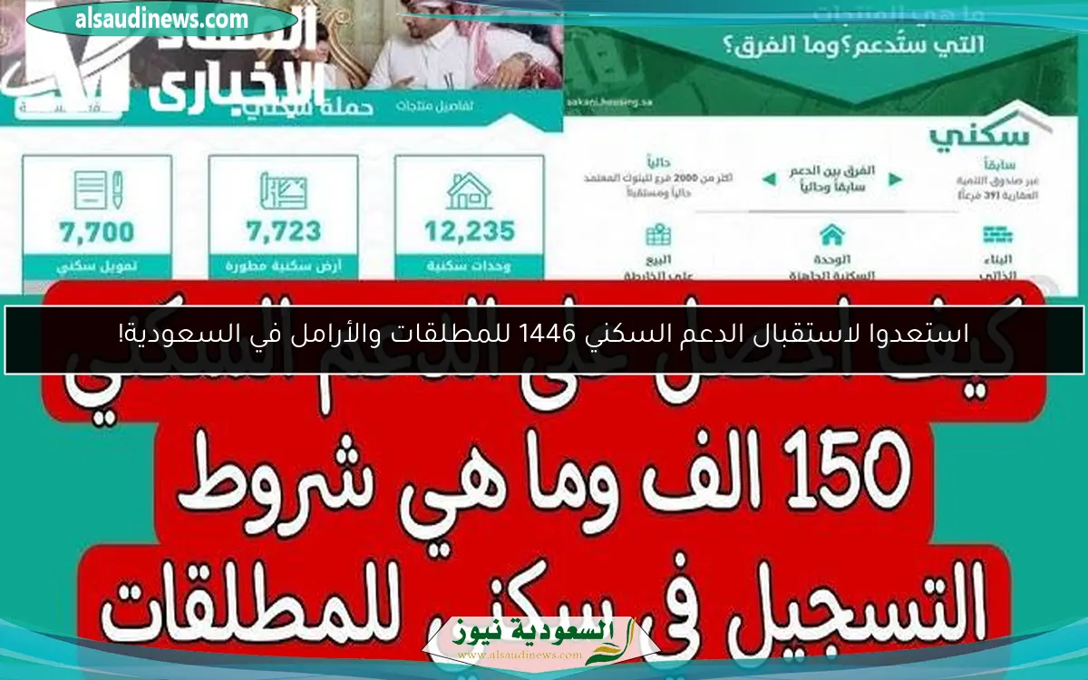 استعدوا لاستقبال الدعم السكني 1446 للمطلقات والأرامل في السعودية!