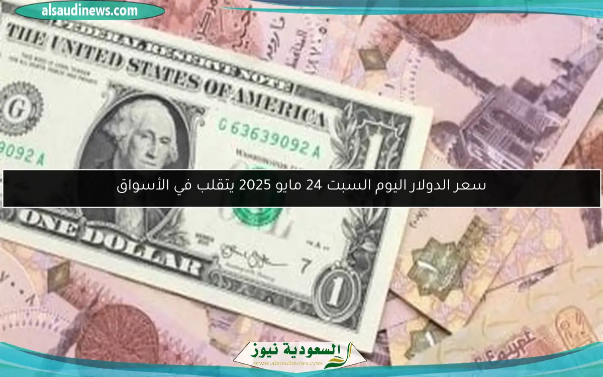سعر الدولار اليوم السبت 24 مايو 2025 يتقلب في الأسواق